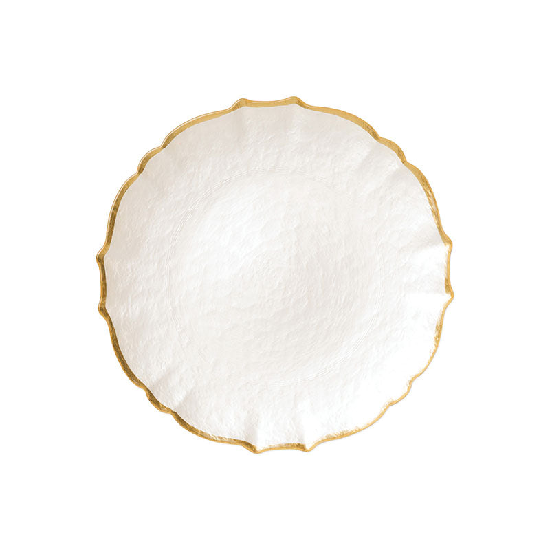 Baroque Glass Dinner Plate