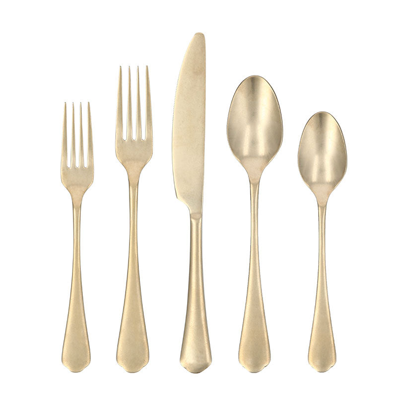 Ellsie Antiqued Flatware, Set of 20