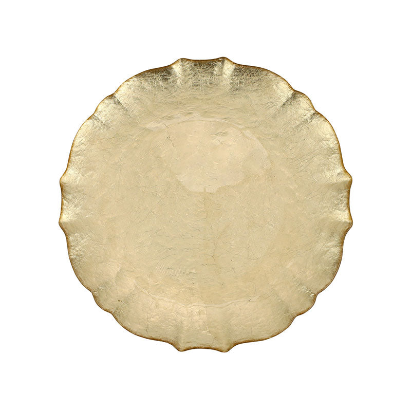 Baroque Glass Dinner Plate