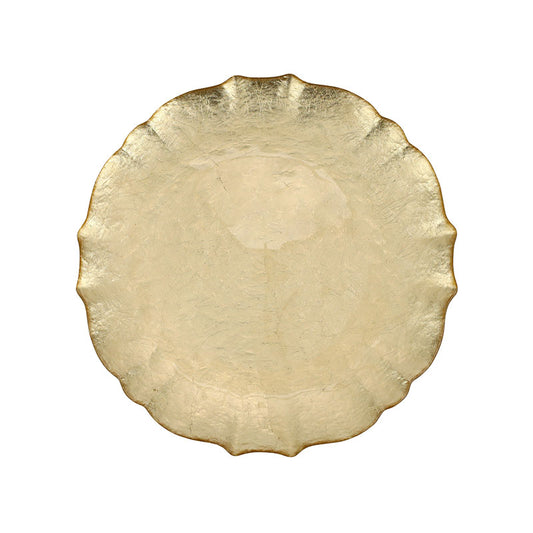 Baroque Glass Dinner Plate
