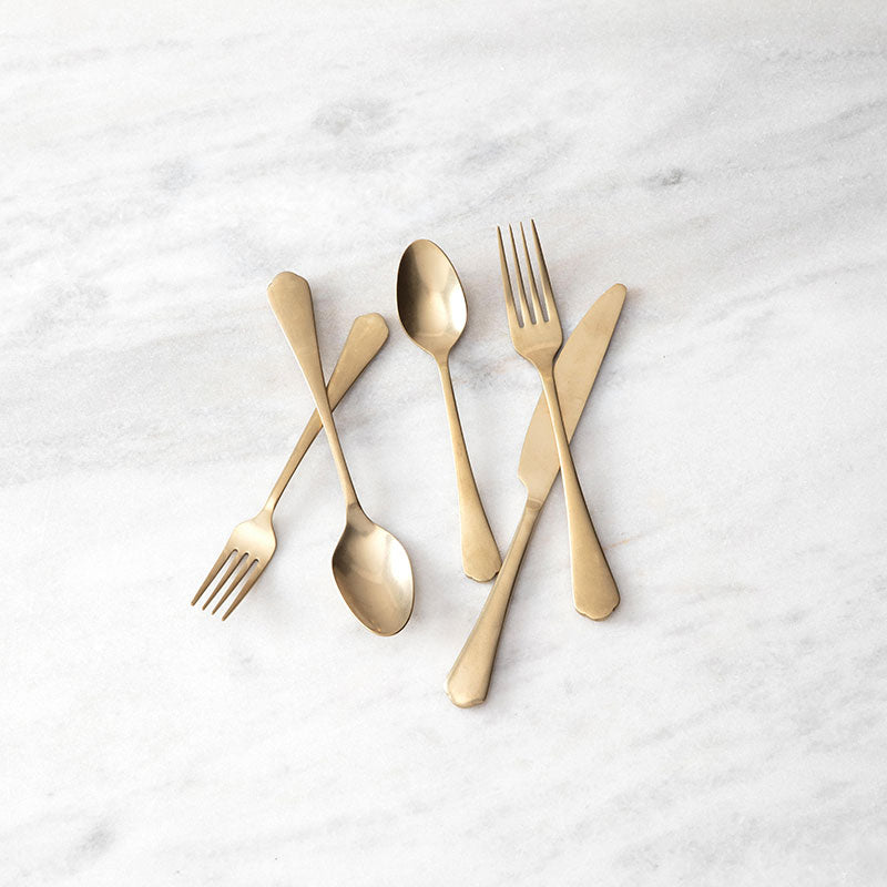 Ellsie Antiqued Flatware, Set of 20