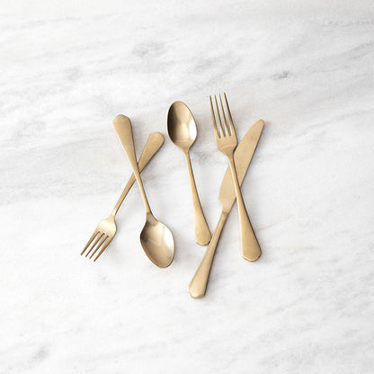 Ellsie Antiqued Flatware, Set of 20