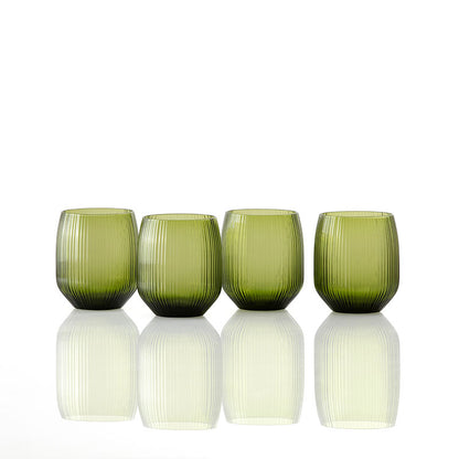 Estiva Textured Glasses, Set of 4