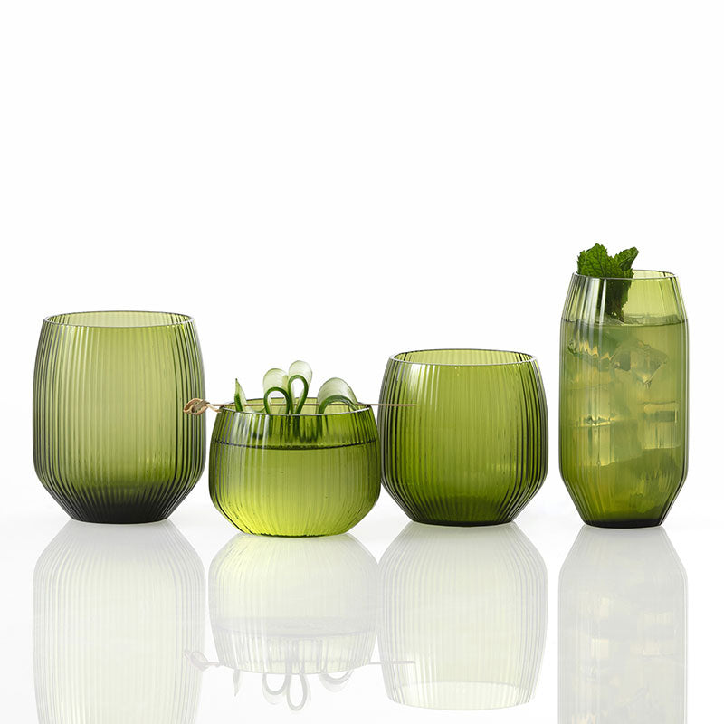 Estiva Textured Glasses, Set of 4