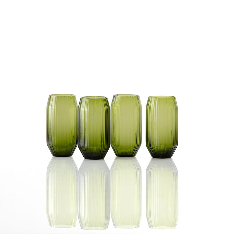 Estiva Textured Glasses, Set of 4