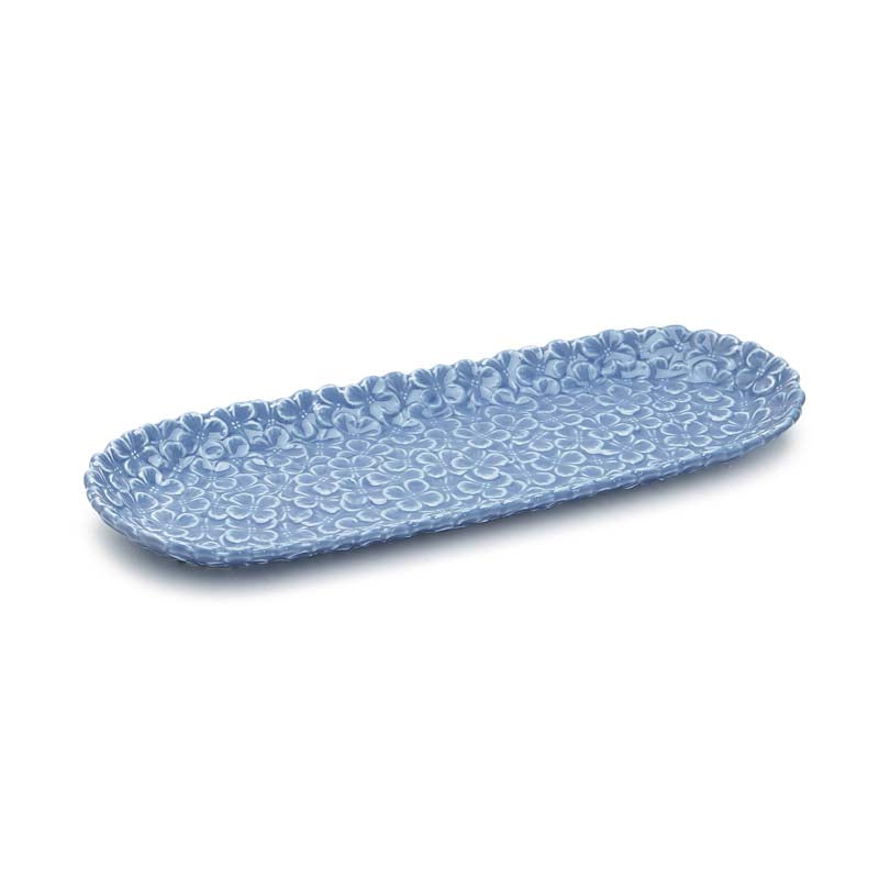 Hydrangea Serving Platters, Set of 2