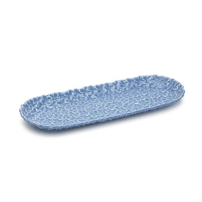 Hydrangea Serving Platters, Set of 2