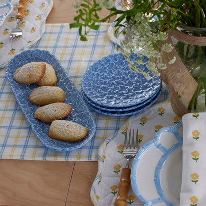 Hydrangea Serving Platters, Set of 2