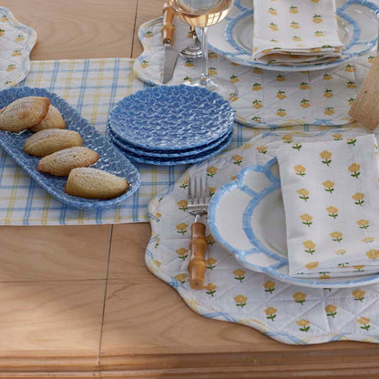 Hydrangea Serving Platters, Set of 2