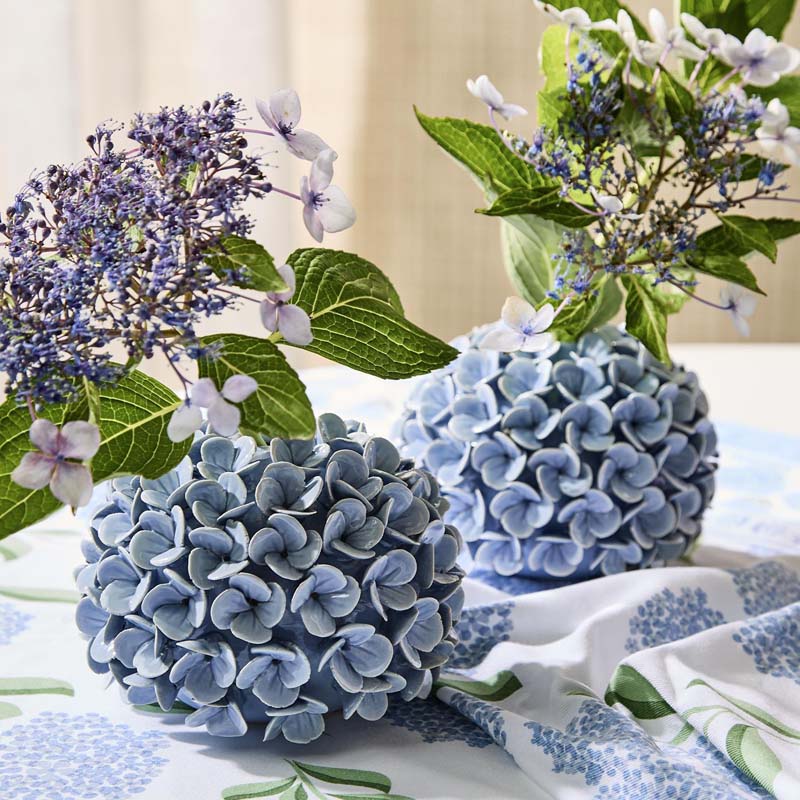 Hydrangea Bud Vases, Set of 2