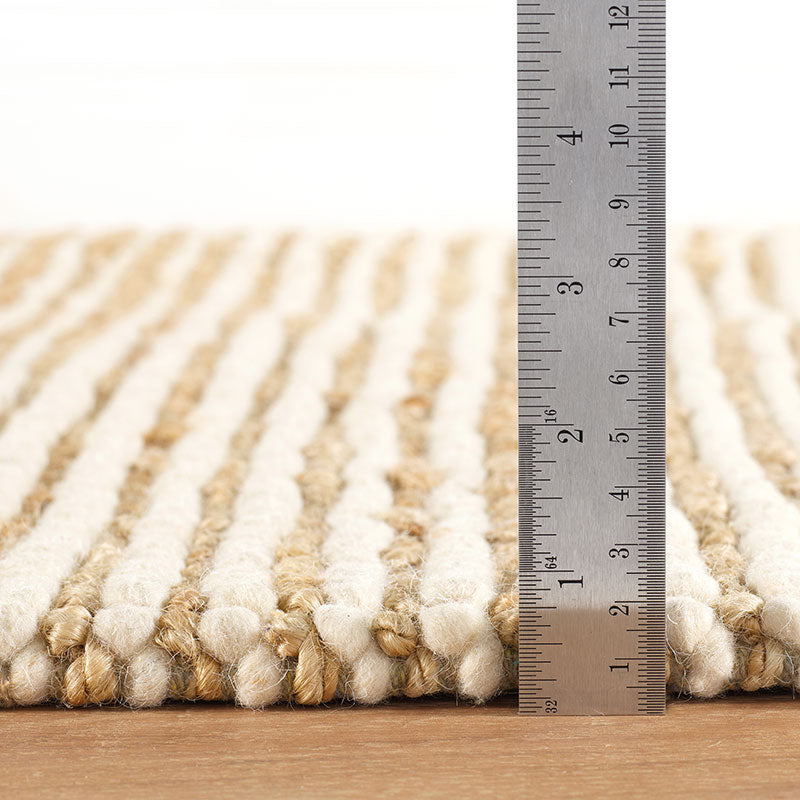 Twiggy Natural Handwoven Jute/Wool Rug