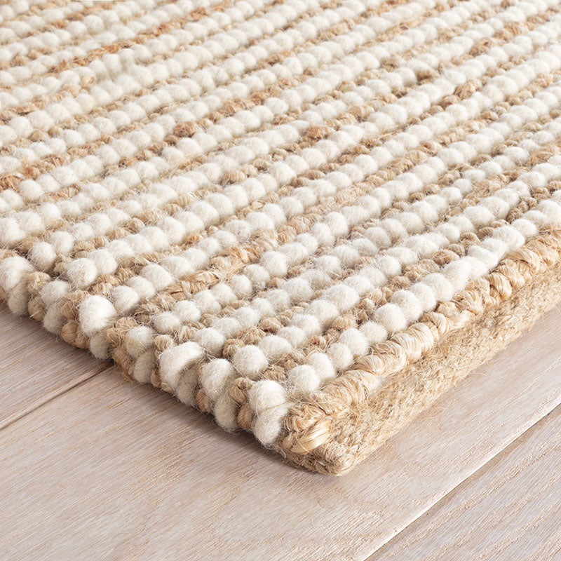 Twiggy Natural Handwoven Jute/Wool Rug