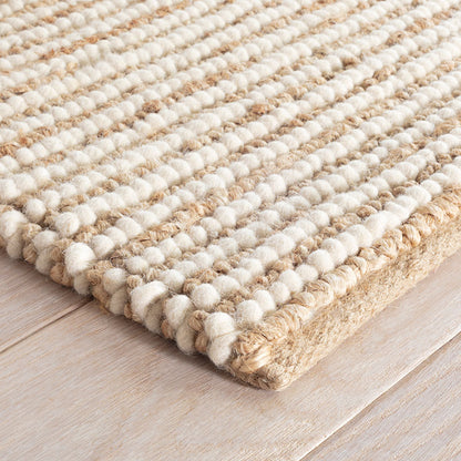 Twiggy Natural Handwoven Jute/Wool Rug
