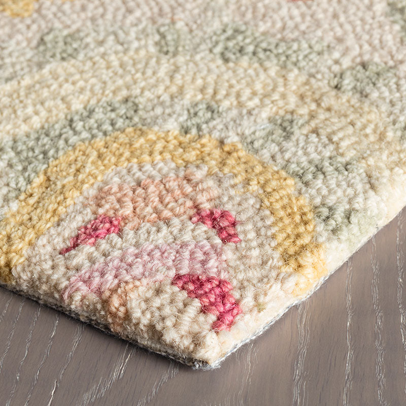 Ines Hand  Hooked Wool Rug