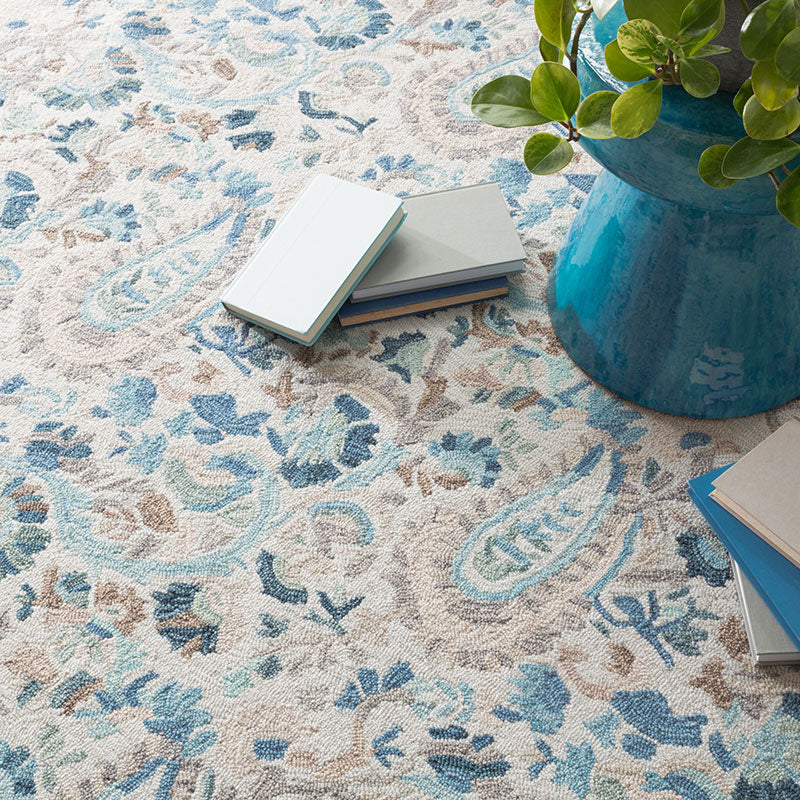 Ines Hand  Hooked Wool Rug