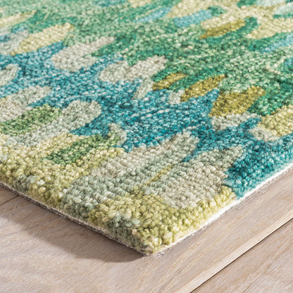 Paint Chip Hand Hooked Wool Rug