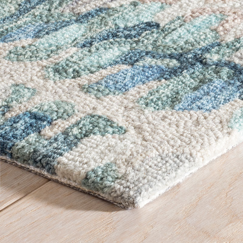 Paint Chip Hand Hooked Wool Rug
