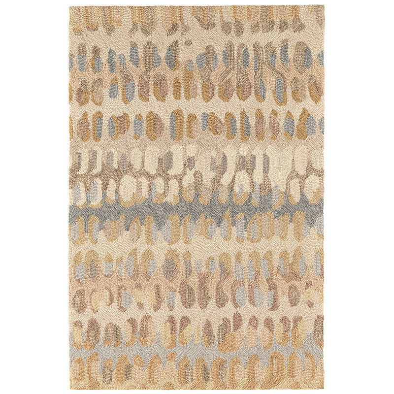 Paint Chip Hand Hooked Wool Rug