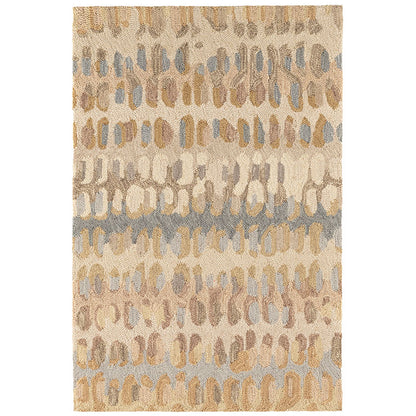 Paint Chip Hand Hooked Wool Rug