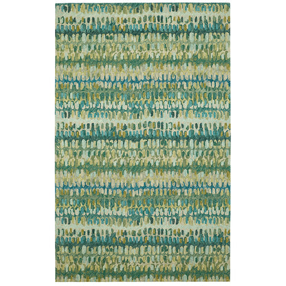 Paint Chip Hand Hooked Wool Rug