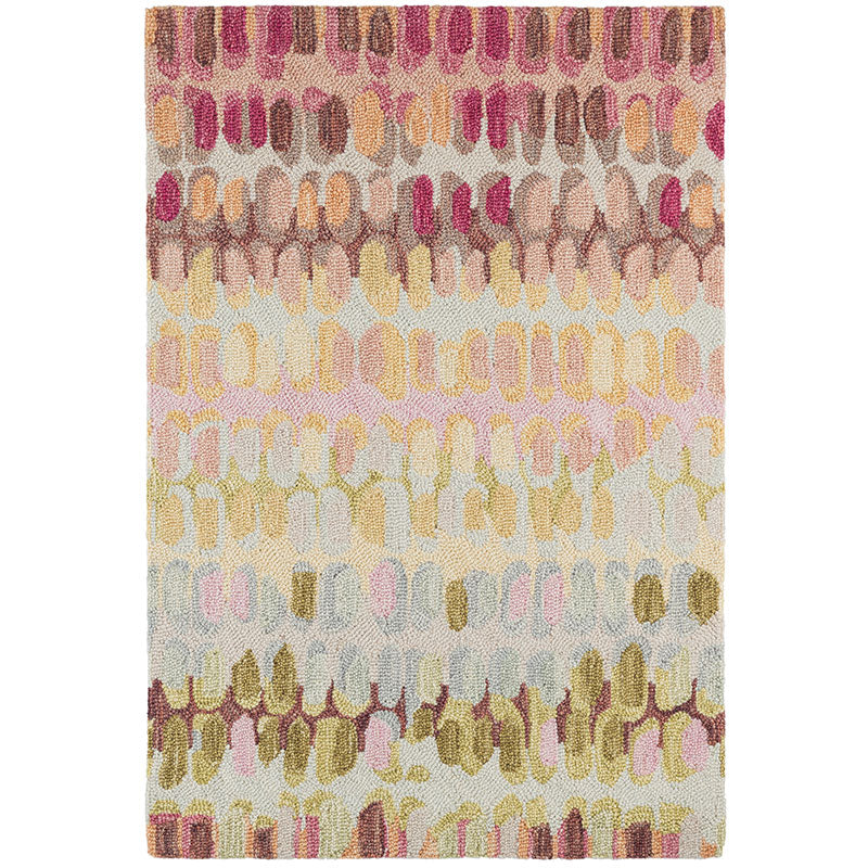 Paint Chip Hand Hooked Wool Rug