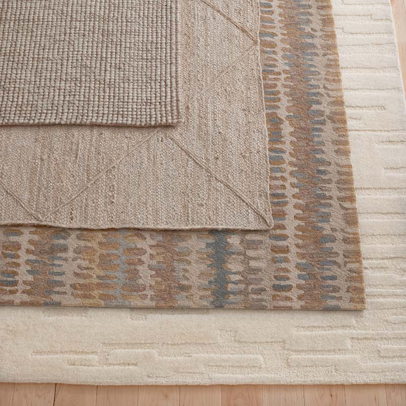 Paint Chip Hand Hooked Wool Rug