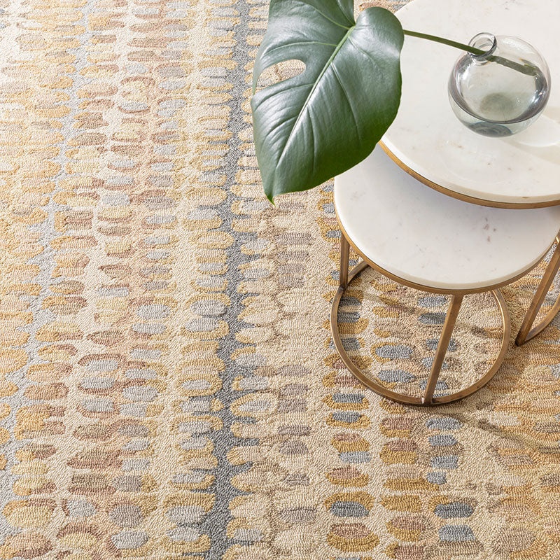 Paint Chip Hand Hooked Wool Rug