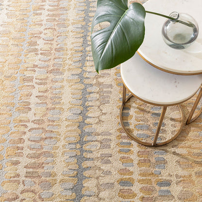 Paint Chip Hand Hooked Wool Rug