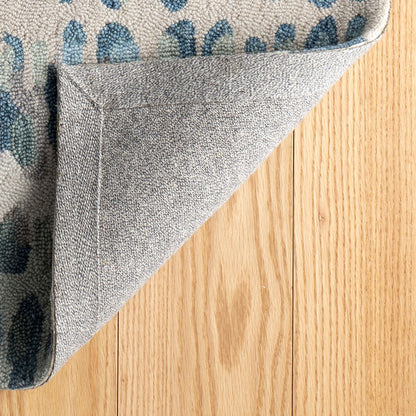 Paint Chip Hand Hooked Wool Rug