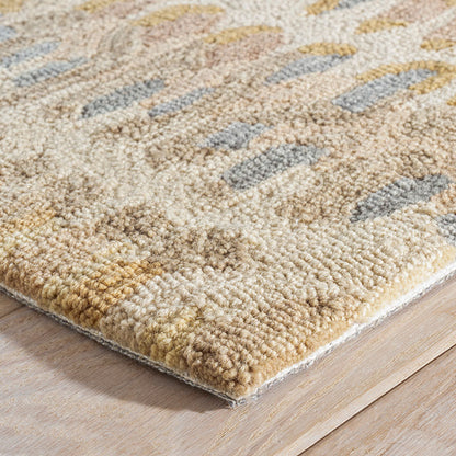 Paint Chip Hand Hooked Wool Rug