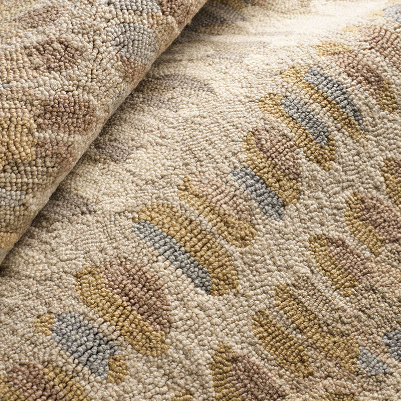 Paint Chip Hand Hooked Wool Rug