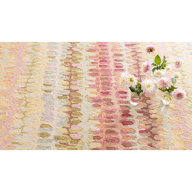 Paint Chip Hand Hooked Wool Rug