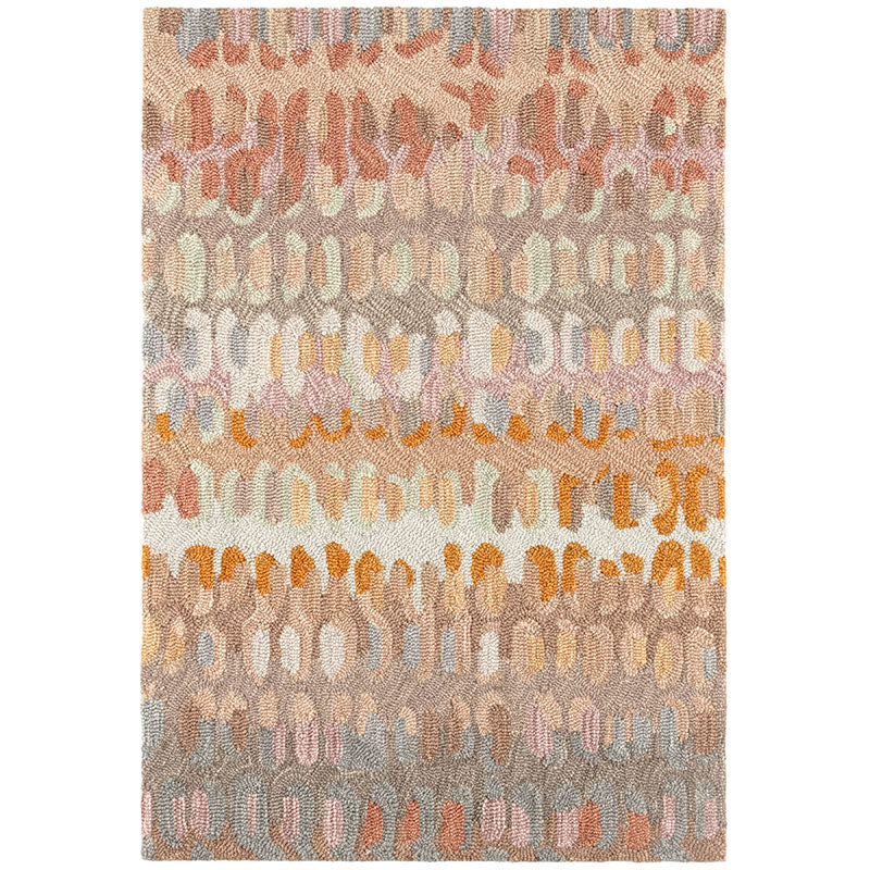 Paint Chip Hand Hooked Wool Rug