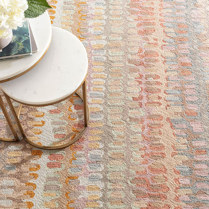 Paint Chip Hand Hooked Wool Rug