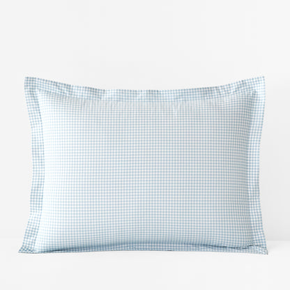 Ditsy Gingham Classic Cool Organic Cotton Percale Sham