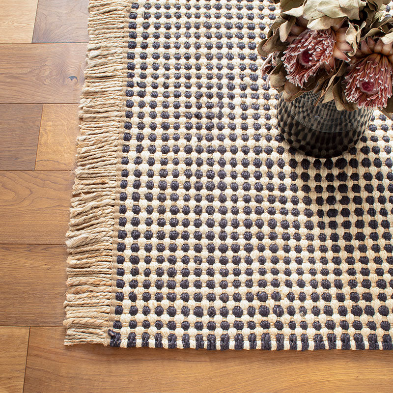 Kuba Handwoven Jute Rug