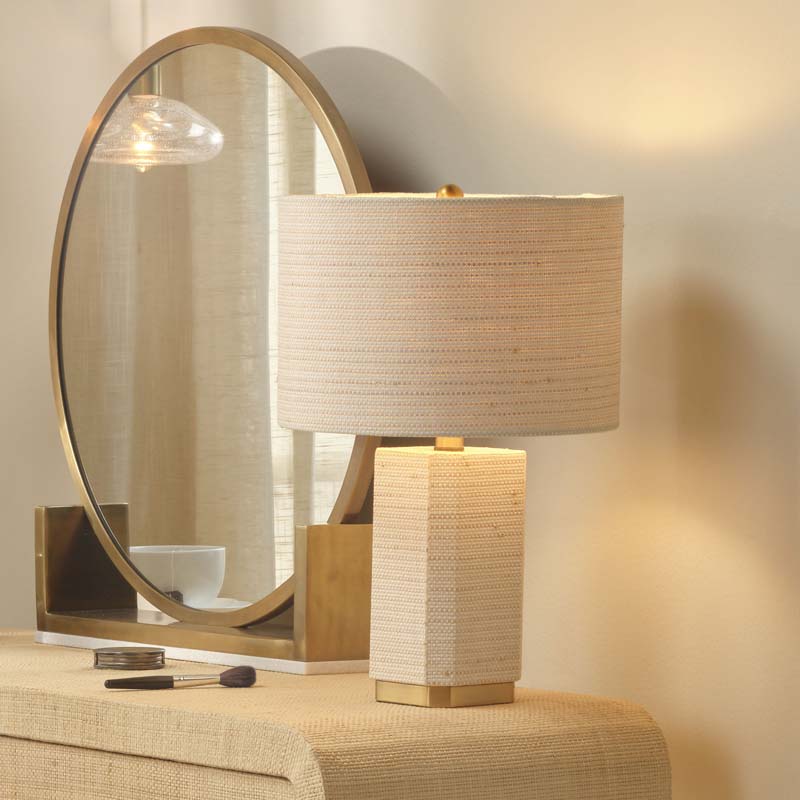 Raffia Table Lamp