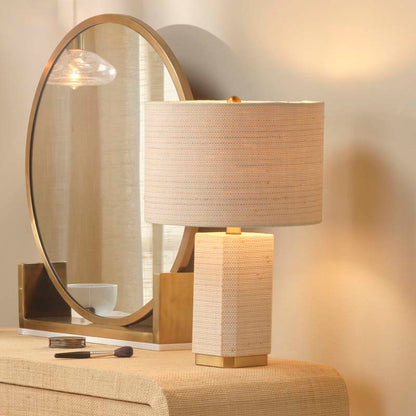 Raffia Table Lamp