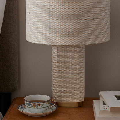 Raffia Table Lamp