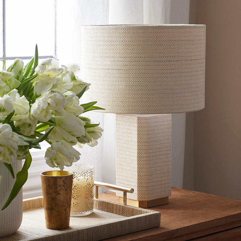Raffia Table Lamp