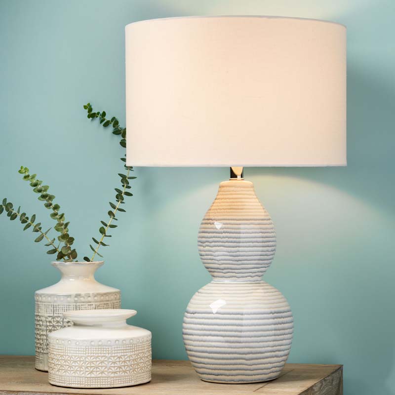 Ceramic Wave Table Lamp