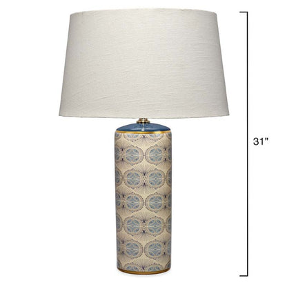 Handmade Patterned Ceramic Table Lamp