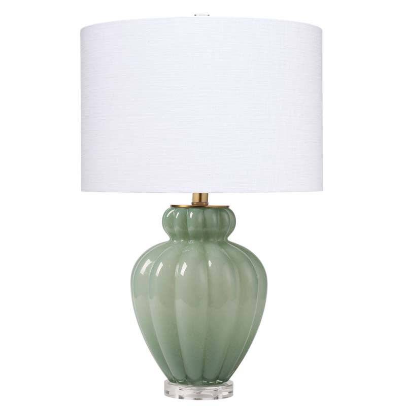 Handblown Glass Gourd Table Lamp