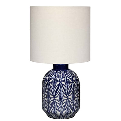 Handmade Ikat Ceramic Table Lamp