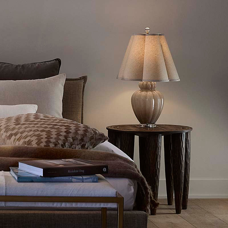 Handblown Glass Gourd Table Lamp