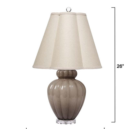Handblown Glass Gourd Table Lamp
