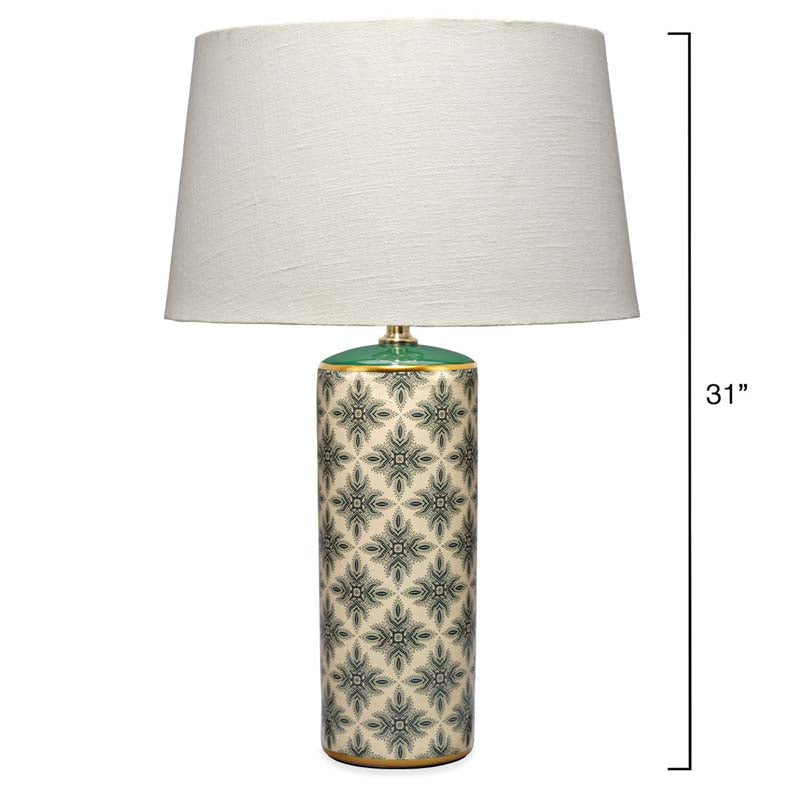 Handmade Patterned Ceramic Table Lamp