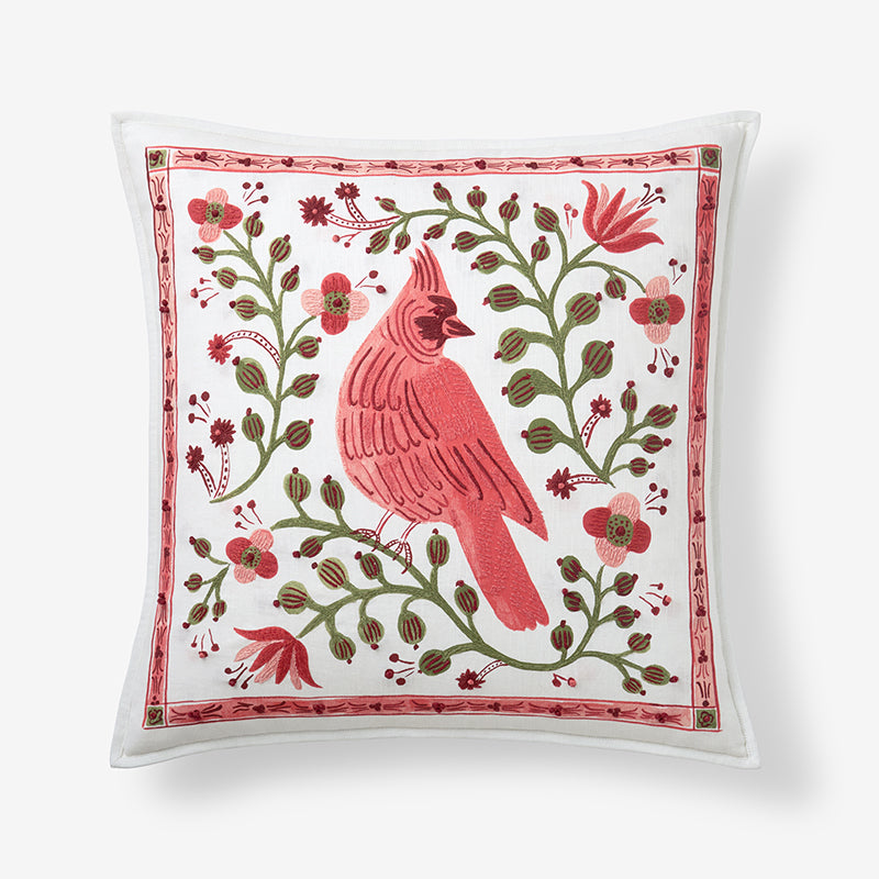 Cardinals Decorative Square Pillow Cover