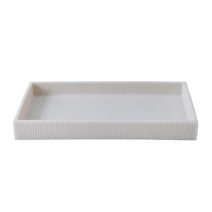 Textured Bathroom Vanity Tray