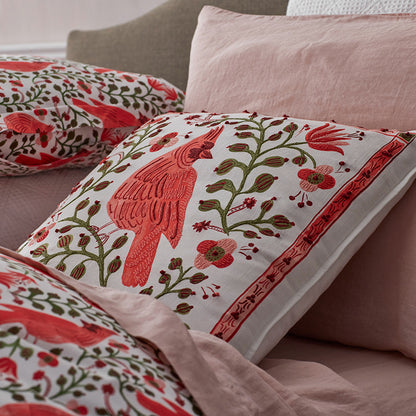 Cardinals Decorative Square Pillow Cover